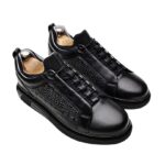 Spor Boy Uzatan Deri Ayakkabı