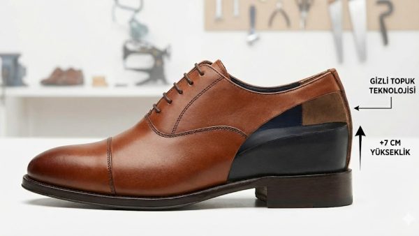 Erkekler İçin Gizli Topuk Ayakkabı