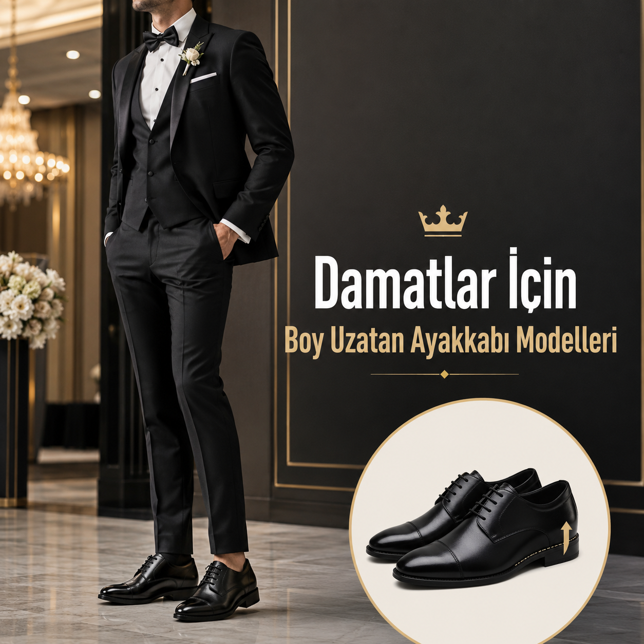 Damatlar için boy uzatan ayakkabı modelleri