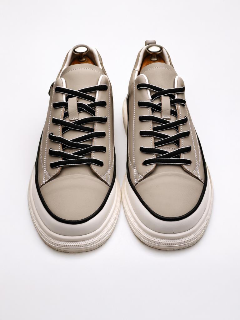 Beyaz Converse Model İçten Topuklu Ayakkabı - Görsel 2