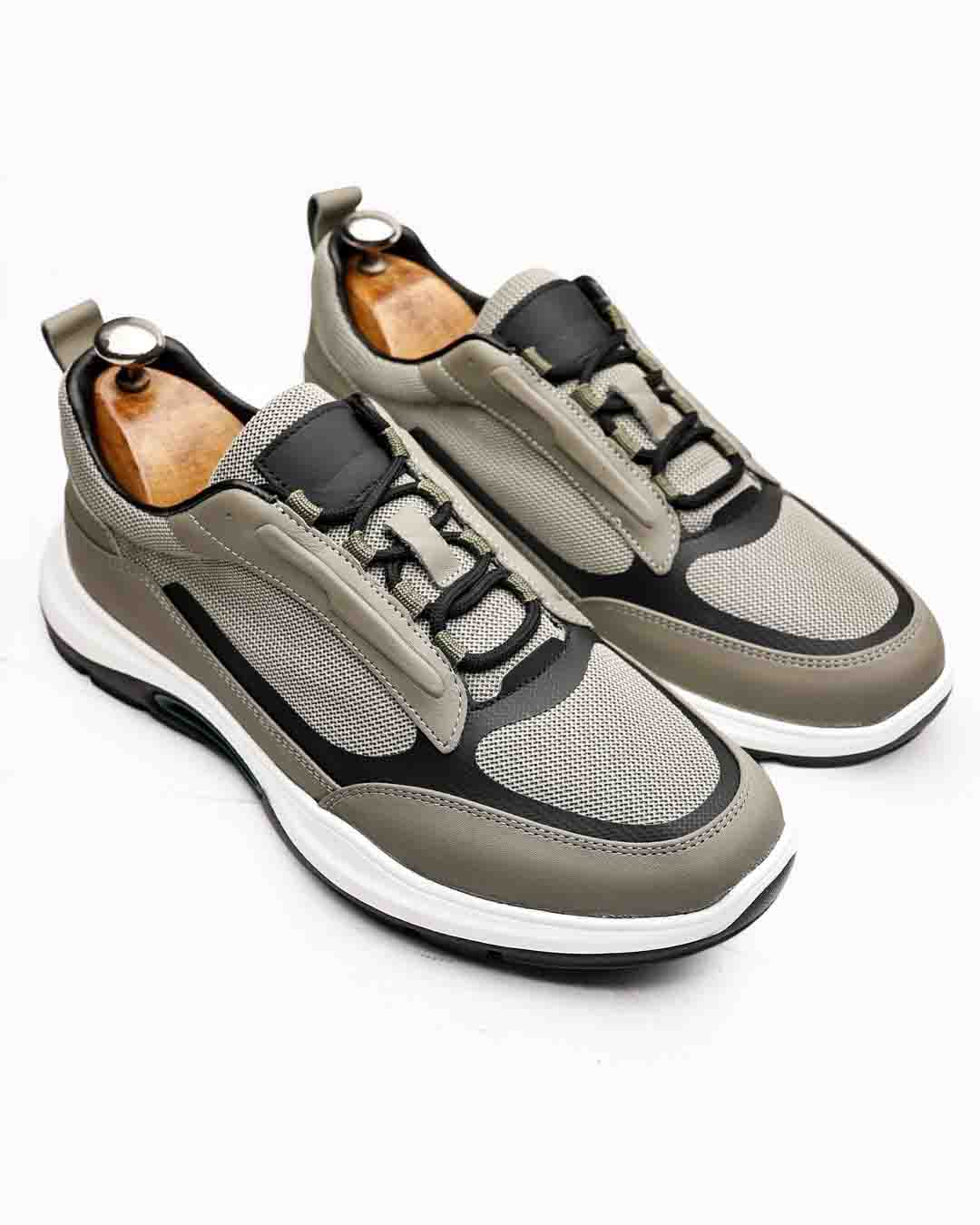 Haki AirFlex Hakiki Deri Boy Uzatan Erkek Sneaker