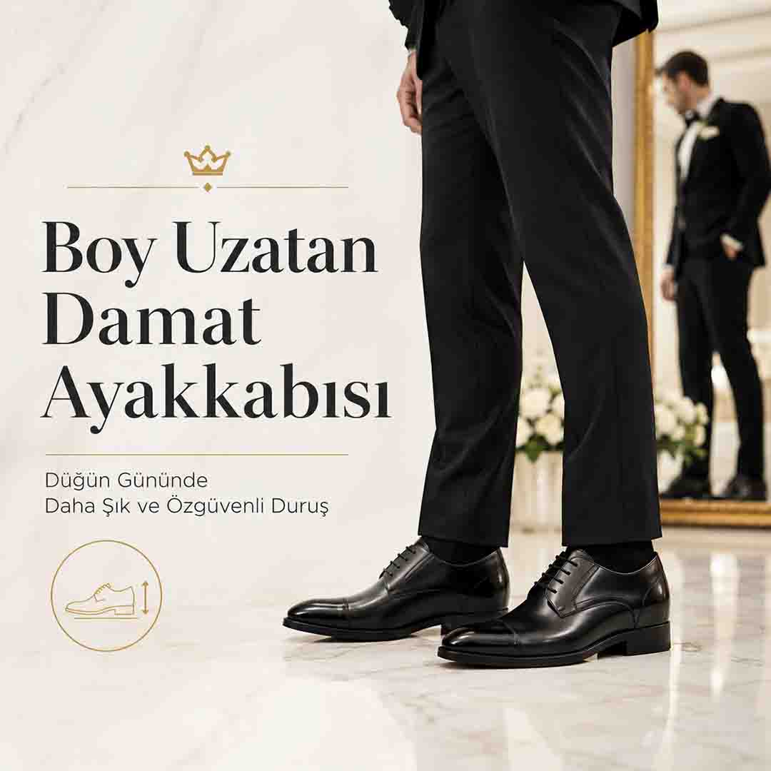 Boy Uzatan Damat Ayakkabısı