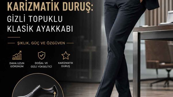 İş Hayatında Karizmatik Duruş: Gizli Topuklu Klasik Ayakkabı