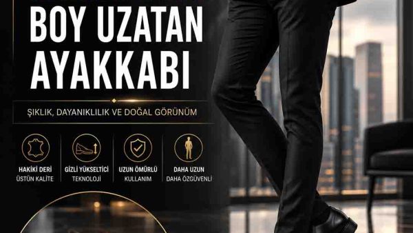 Hakiki Deri Boy Uzatan Ayakkabı