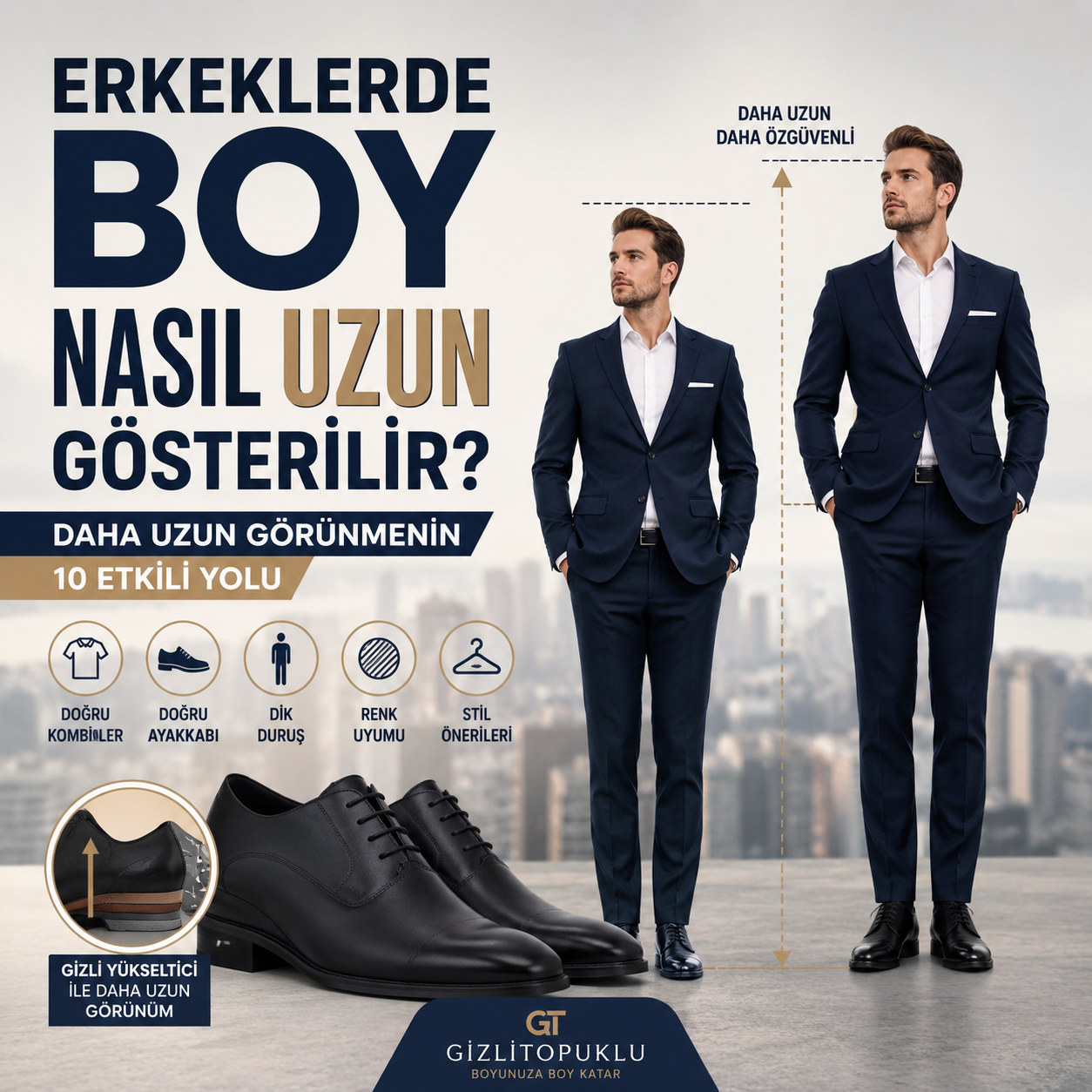 Erkeklerde Boy Nasıl Uzun Gösterilir?