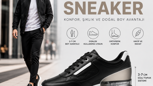 Gizli Topuklu Sneaker: Günlük Şıklık ve Doğal Boy Avantajı