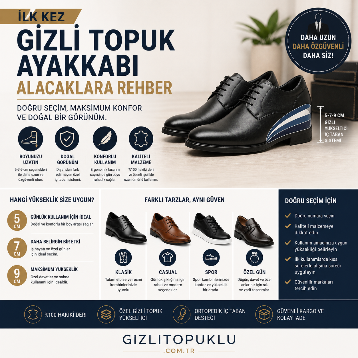 İlk Kez Gizli Topuk Ayakkabı Alacaklara Rehber