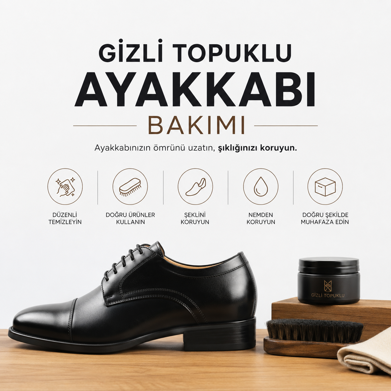 Gizli Topuklu Ayakkabı Bakımı