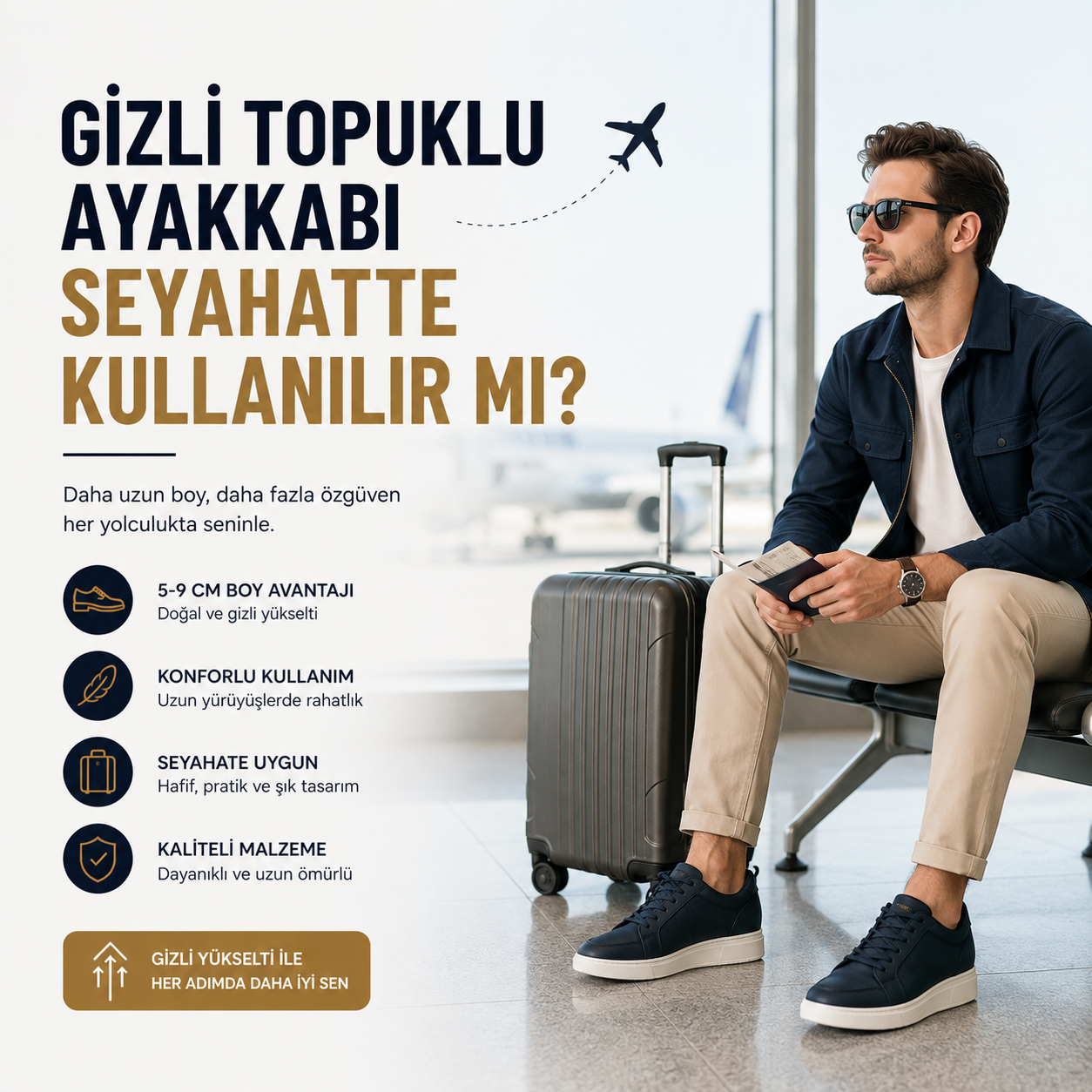 Gizli Topuklu Ayakkabı Seyahatte Kullanılır mı?