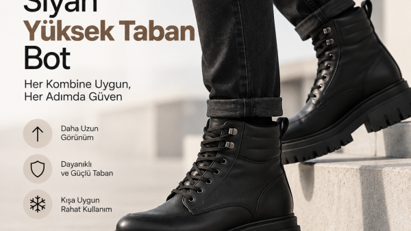 Siyah yüksek taban bot